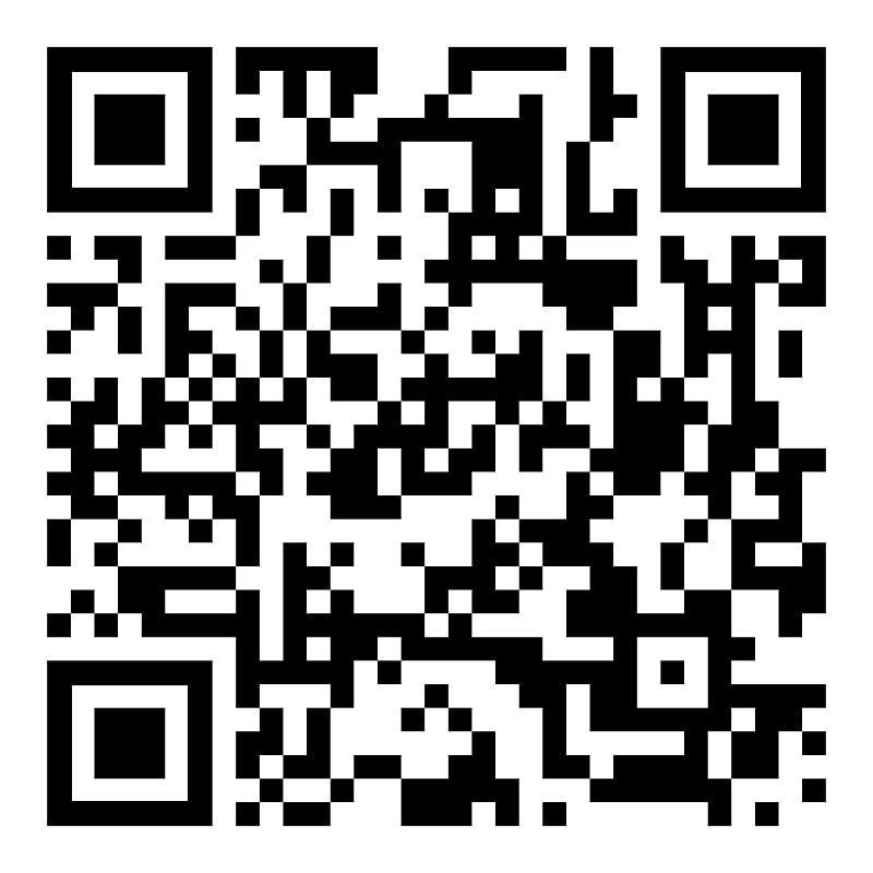 QR code for scanning and accessing information.