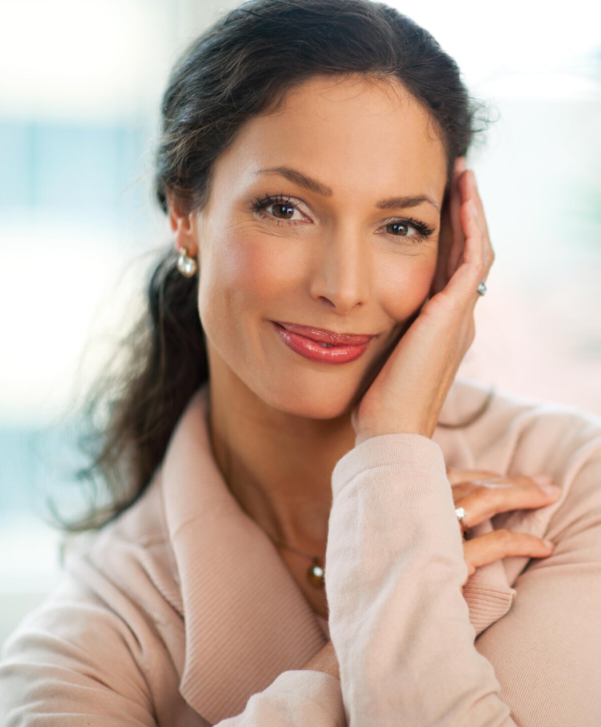 Vero Beach laser skin resurfacing model smiling