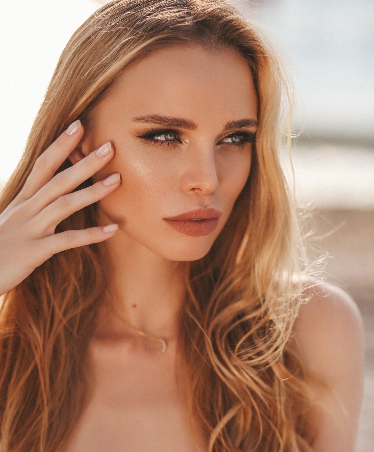 Vero Beach acne scar laser treatment model with blonde hair