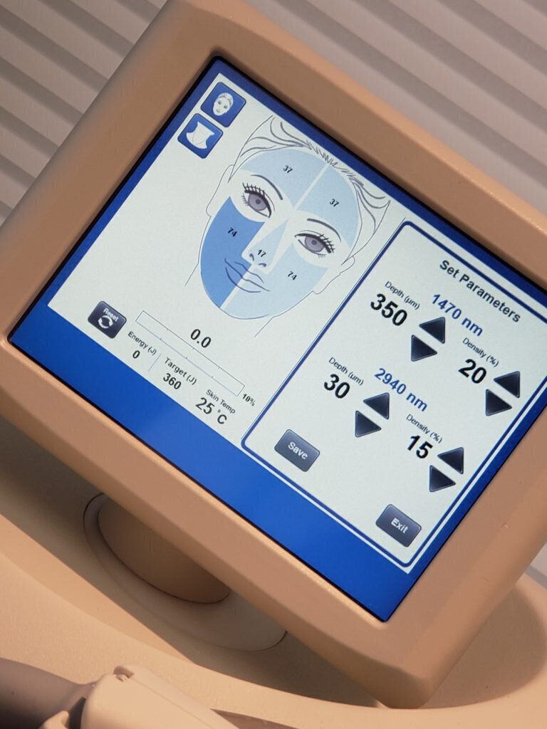 Image of computer program for face lift operation