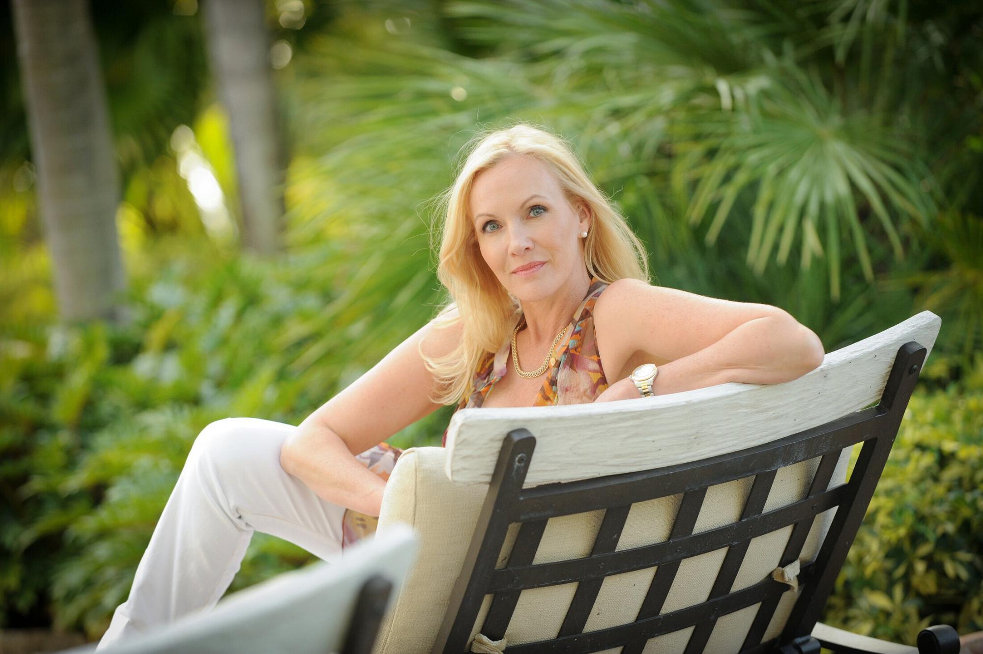Vero beach face lift patient sitting