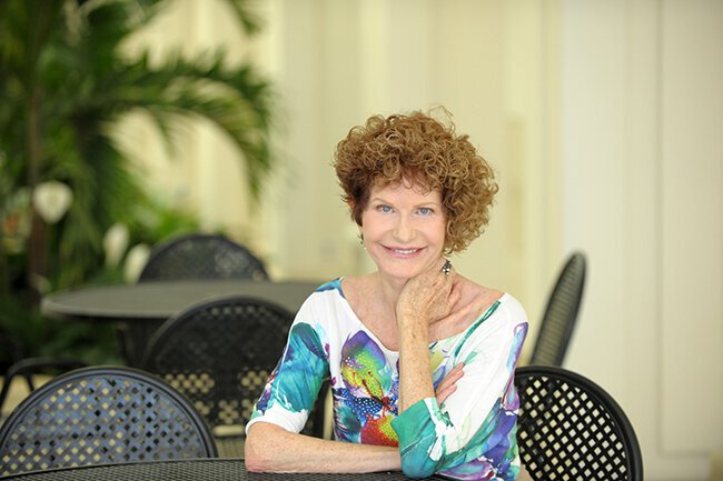Vero Beach facelift patient sitting