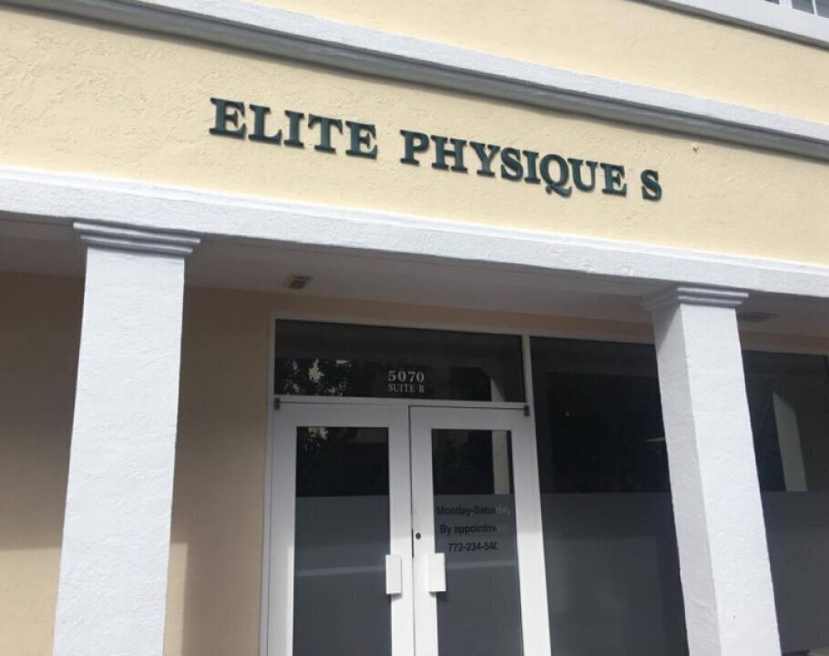 Elite Physique house sign